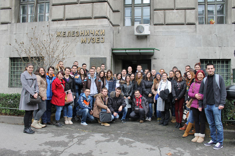 Studenti Visoke ICT skole u poseti Zeleznickom muzeju